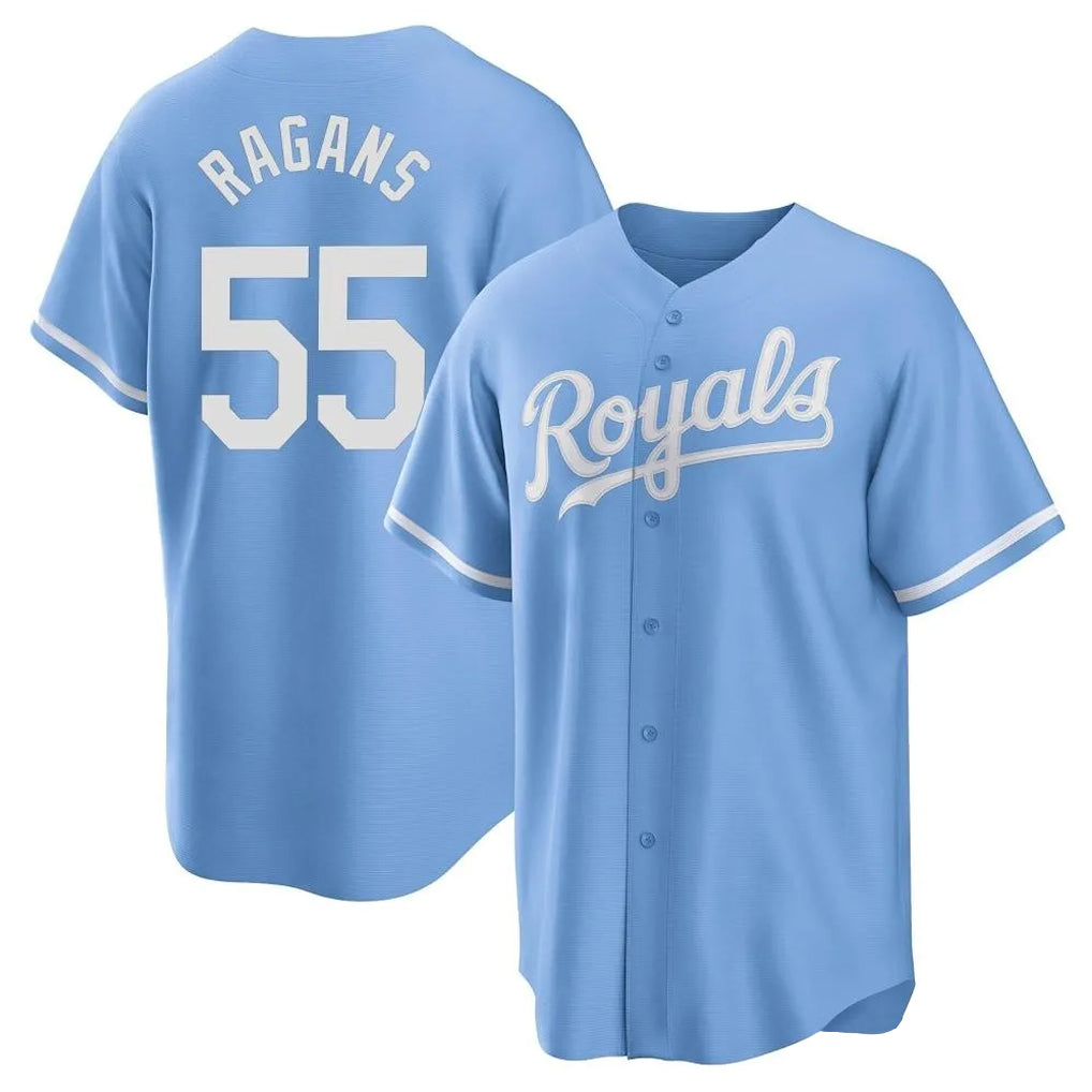 KC.Royals #55 Cole Ragans Player Light Blue Home Game Fdoa Stitched Jerseys