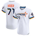 H.Astros #71 Josh Hader Player White City Connect Limited Elite Home Fdoa Stitched Jerseys