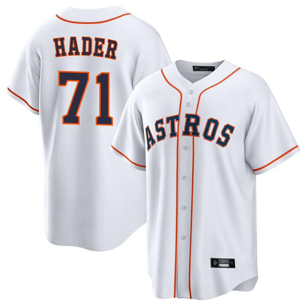 H.Astros #71 Josh Hader Player White Home Game Fdoa Stitched Jerseys