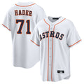H.Astros #71 Josh Hader Player White Home Game Fdoa Stitched Jerseys