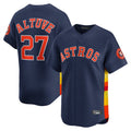 H.Astros #27 Jose Altuve Player Navy Home Limited Fdoa Stitched Jerseys