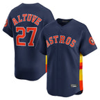 H.Astros #27 Jose Altuve Player Navy Home Limited Fdoa Stitched Jerseys