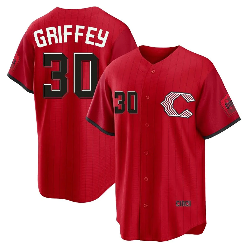 C.Reds #30 Ken Griffey Player Red 2026 City Connect Home Game Fdoa Stitched Jerseys