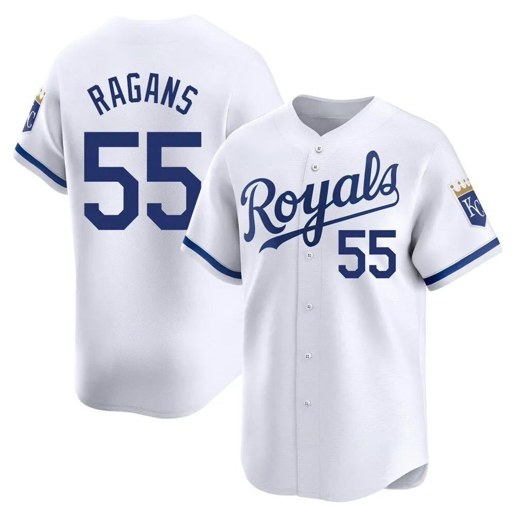 KC.Royals #55 Cole Ragans Player White Alt Limited Home Fdoa Stitched Jerseys