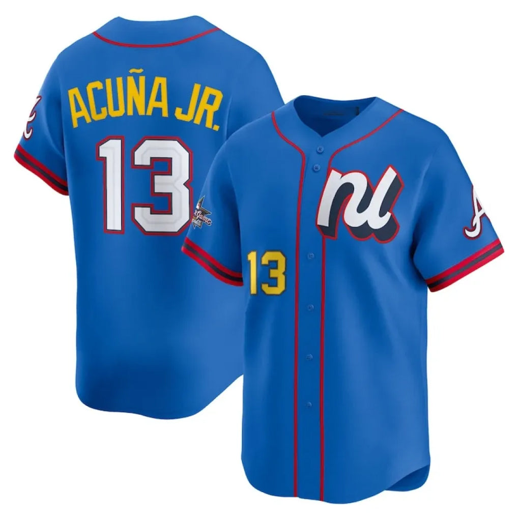 NY.Yankees #13 Jazz Chisholm Jr Player Light Blue All Star Limited Home Fdoa Stitched Jerseys