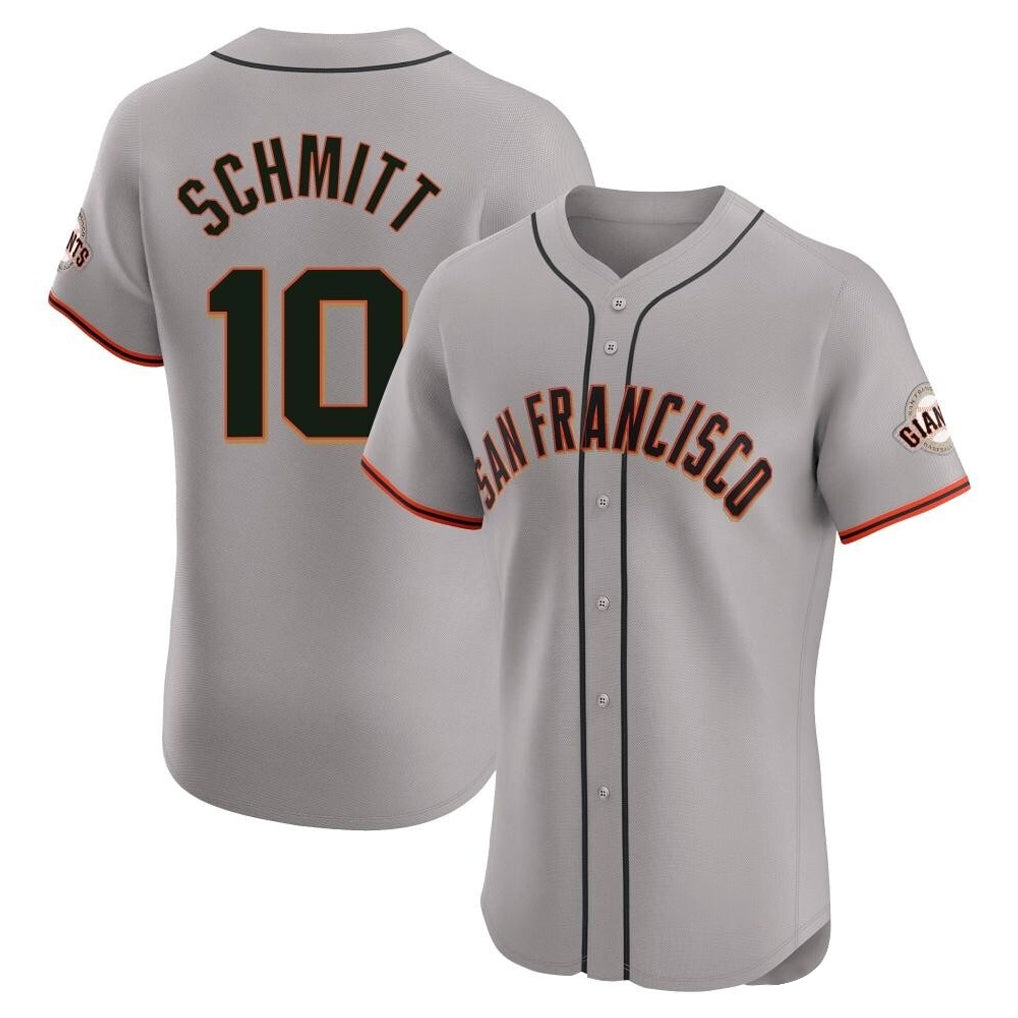 SF.Giants #10 Casey Schmitt Player Gray Home Limited Elite Fdoa Stitched Jerseys