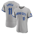 KC.Royals #11 Maikel Garcia Player Gray Limited Elite Home Game Fdoa Stitched Jerseys