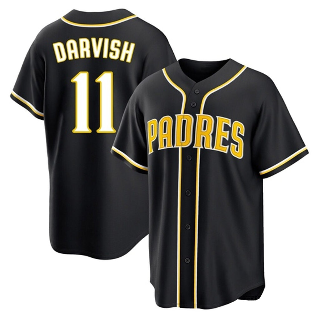 S.Diego Padres #11 Yu Darvish Player Black 2026 Fashion Home Fdoa Stitched Jerseys
