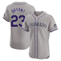 C.Rockies #23 Kris Bryant Player Gray Limited Elite Home Fdoa Stitched Jerseys