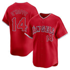 LA.Angels #14 Logan O'Hoppe Player Red Home Limited Fdoa Stitched Jerseys