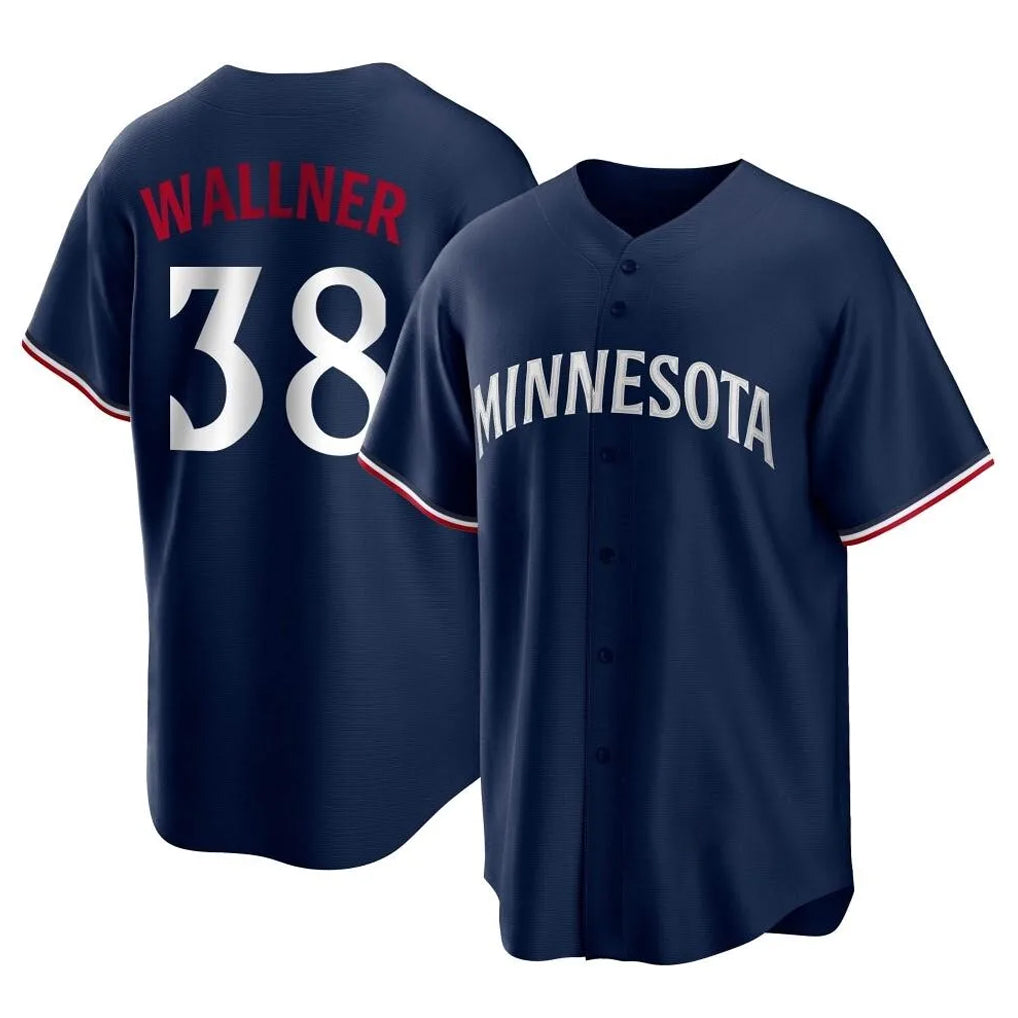 M.Twins #38 Matt Wallner Player Navy Replica Alternate Home Fdoa Stitched Jerseys