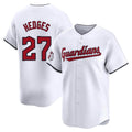 C.Guardians #27 Austin Hedges Player White Limited Home Fdoa Stitched Jerseys