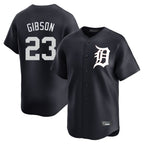 D.Tigers #23 Kirk Gibson Player Navy Home Limited Game Fdoa Stitched Jerseys