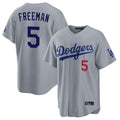LA.Dodgers #5 Freddie Freeman Player Gray Game Home Fdoa Stitched Jerseys