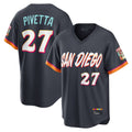 S.Diego Padres #27 Nick Pivetta Player Obsidian 2026 City Connect Home Limited T-shirt Fdoa Stitched Jerseys