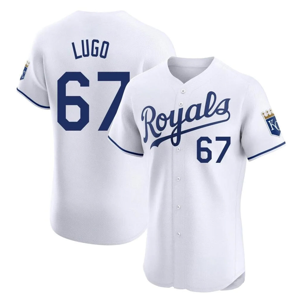 KC.Royals #67 Seth Lugo Player White Alt Limited Elite Home Fdoa Stitched Jerseys