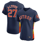 H.Astros #27 Jose Altuve Player Navy Limited Elite Home Fdoa Stitched Jerseys