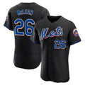 NY.Mets #26 Nolan McLean Player Black Replica Home Limited Elite Fdoa Stitched Jerseys