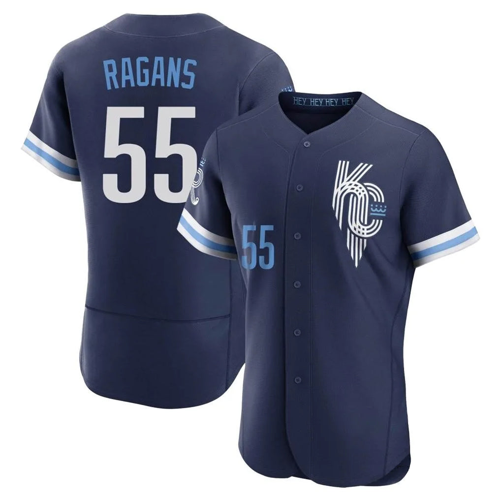KC.Royals #55 Cole Ragans Player Navy City Connect Limited Elite Home Fdoa Stitched Jerseys