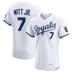 KC.Royals #7 Bobby Witt Jr. Player White Alt Limited Elite Home Fdoa Stitched Jerseys