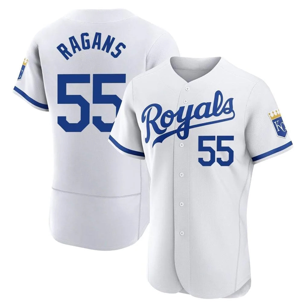 KC.Royals #55 Cole Ragans Player White Limited Elite Home Game Fdoa Stitched Jerseys