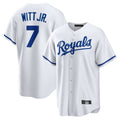 KC.Royals #7 Bobby Witt Jr. Player White Home Game Fdoa Stitched Jerseys