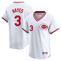 C.Reds #3 Ke'Bryan Hayes Player White Cooperstown Collection Limited T-shirt Home Fdoa Stitched Jerseys