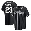C.Rockies #23 Kris Bryant Player Black Fashion Out Home Game Fdoa Stitched Jerseys