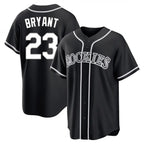 C.Rockies #23 Kris Bryant Player Black Fashion Out Home Game Fdoa Stitched Jerseys