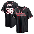 C.Guardians #38 Steven Kwan Player Black Fashion Out Home Game Fdoa Stitched Jerseys