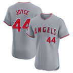 LA.Angels #44 Ben Joyce Player Gray Home Limited Elite Fdoa Stitched Jerseys