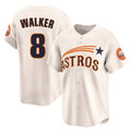 H.Astros #8 Christian Walker Player Cream Throwback Cooperstown Collection Limited Fdoa Stitched Jerseys