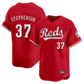 C.Reds #37 Tyler Stephenson Player Red Home Limited Fdoa Stitched Jerseys