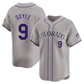 C.Rockies #9 Brenton Doyle Player Gray Limited Home Fdoa Stitched Jerseys