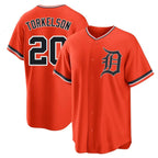 D.Tigers #20 Spencer Torkelson Player Orange Home Game Fdoa Stitched Jerseys