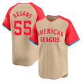 KC.Royals #55 Cole Ragans Player Cream American League All-Star Game Limited Home Fdoa Stitched Jerseys