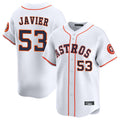 H.Astros #53 Cristian Javier Player White Home Limited Fdoa Stitched Jerseys