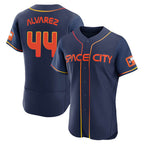 H.Astros #44 Yordan Alvarez Player Navy City Connect Limited Elite Home Fdoa Stitched Jerseys