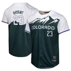 C.Rockies #23 Kris Bryant Player Green City Connect Limited Home Game Fdoa Stitched Jerseys