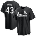 St. Louis Cardinals #43 Pedro Pages Player Black City Connect Home Limited Fdoa Stitched Jerseys