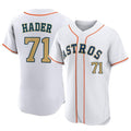 H.Astros #71 Josh Hader Player Gold Collection Limited Elite Home Fdoa Stitched Jerseys