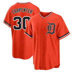 D.Tigers #30 Kerry Carpenter Player Orange Home Game Fdoa Stitched Jerseys