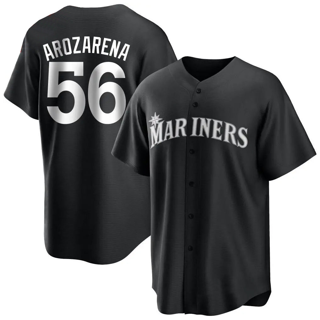 S.Mariners #56 Randy Arozarena Player Black Home Limited Fdoa Stitched Jerseys
