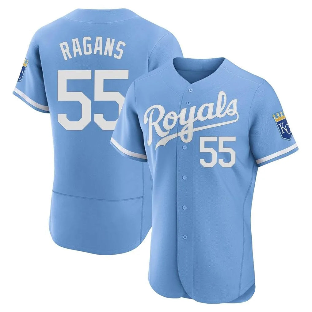 KC.Royals #55 Cole Ragans Player Light Blue Alt Limited Elite Home Fdoa Stitched Jerseys