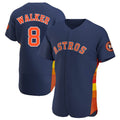 H.Astros #8 Christian Walker Player Navy Home Limited Elite Fdoa Stitched Jerseys