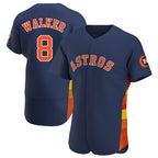 H.Astros #8 Christian Walker Player Navy Home Limited Elite Fdoa Stitched Jerseys