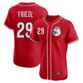 C.Reds #29 TJ Friedl Player Red Limited Elite Home Game Fdoa Stitched Jerseys