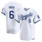KC.Royals #6 Jonathan India Player White Alt Limited Home Fdoa Stitched Jerseys