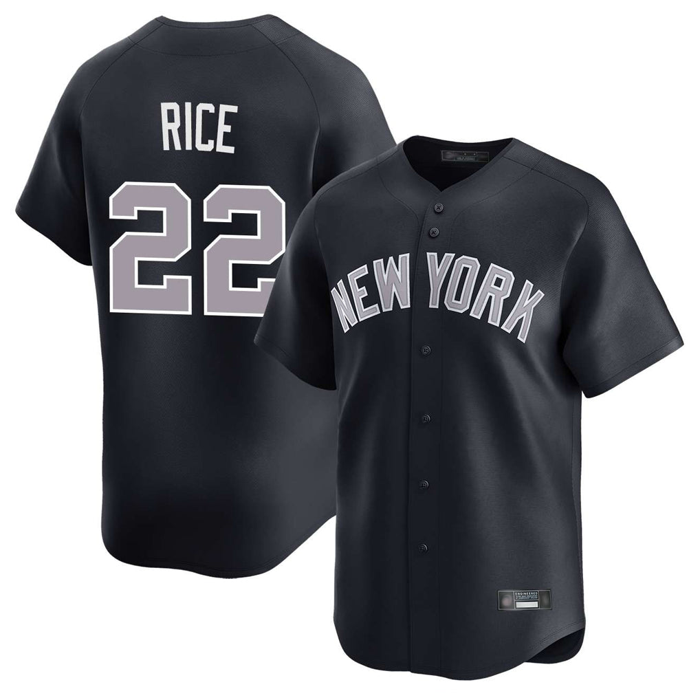 NY.Yankees #22 Ben Rice Player Navy Limited Home Fdoa Stitched Jerseys