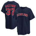 C.Guardians #37 Travis Bazzana Player Navy Game Home Fdoa Stitched Jerseys